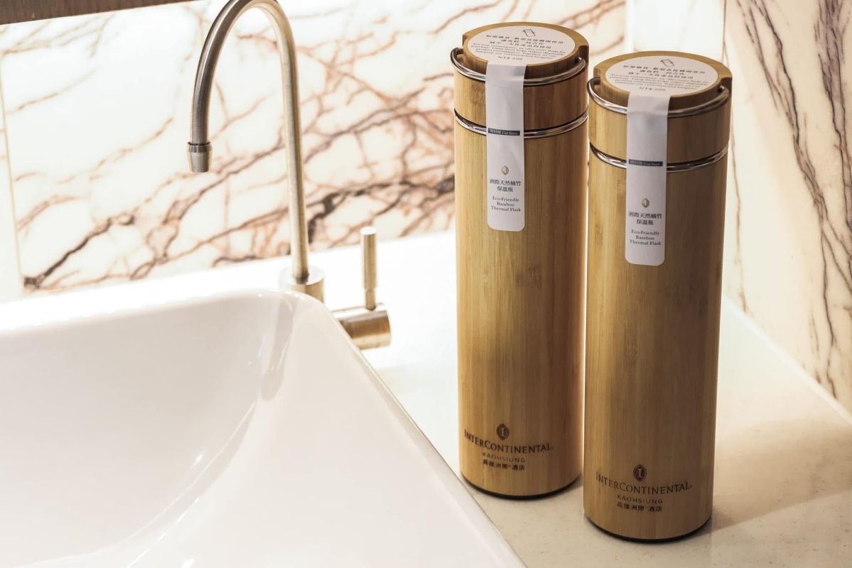 InterContinental Kaohsiung bamboo eco-friendly bottle